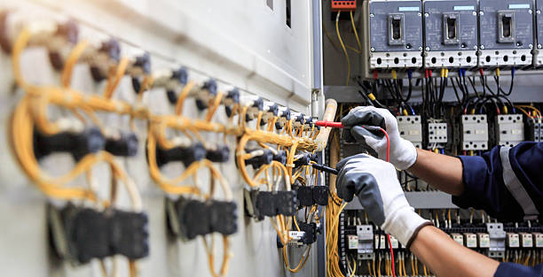 Professional Electrician technician working in Exton, PA